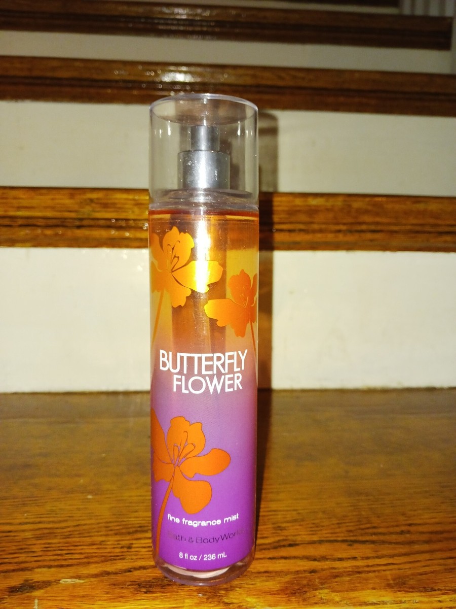 BATH AND BODY WORKS BBW BUTTERFLY FLOWER SPRAY MIST RARE