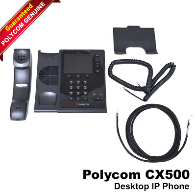 Polycom CX500 IP Phone 2200-44300-025 HD Voice for Lync Skype for Business