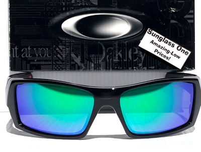 NEW Oakley GASCAN Black Ink POLARIZED Galaxy Jade Mirror Lens