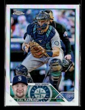 2023 Topps Chrome #141 Cal Raleigh Refractors Seattle Mariners