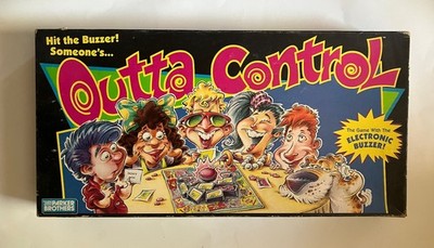 Outta Control Board Game Missing One Chip Buzzer Wont Buzz 1992 Pls Read