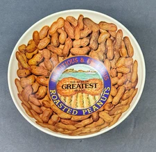 WORLDS BEST ROADTED PEANUTS Vtg Bowl