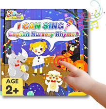 English Nursery Rhymes, Interactive Children'S Musical Book with 15 Songs and Ly