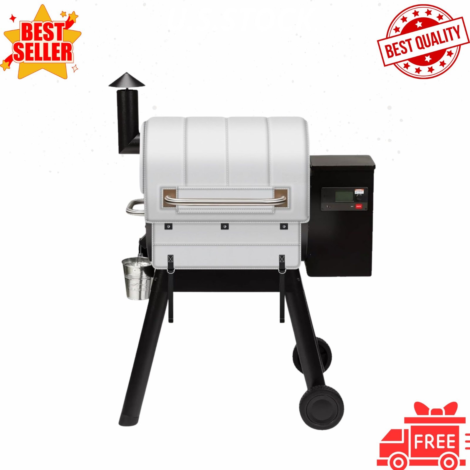 Thermal Insulated Grill Blanket for Pellet Grills, Winter Cooking Cover