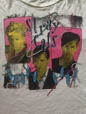 Vintage 90's STRAY CATS America Rockabilly White Unisex T-Shirt S-234XL
