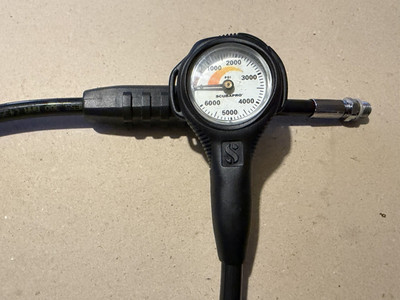 ScubaPro SPG Submersible Pressure Gauge Scuba Diving Dive