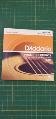 D'Addario Phosphor Bronze Akkustik Gitarren Saiten (EJ15)