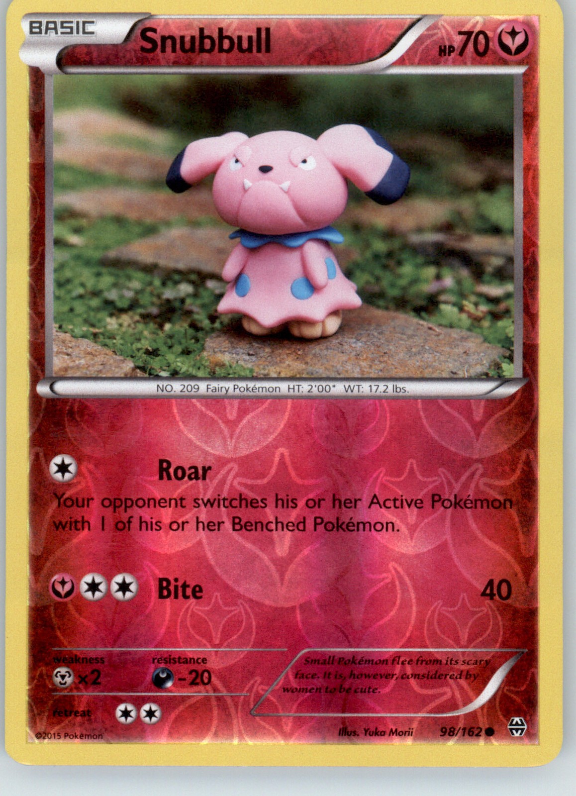 Snubbull - XY - BREAKthrough - 98/162 - Reverse Holo LP