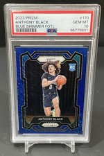 2023 Prizm Anthony Black RC #170 Blue Shimmer FOTL 35/35 PSA 10 Rookie Card. rookie card picture