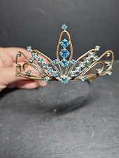 Blue Rhinestone Tiara