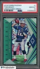 2018 Panini Phoenix Unmatched Green #1 Tom Brady Patriots 2/10 PSA 10 POP 1