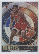2020-21 Panini Select Select Numbers Silver Prizm Patrick Williams #16 5r6