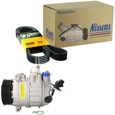 NISSENS Klimakompressor + CONTI 8PK2092 für LAND ROVER DISCOVERY III L319 RANGE