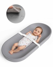 Baby Changing Pad for Dresser - Wipeable Changing Pad with Restraining Belt, ...