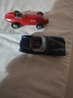 2 1950s British Corgi Toys Diecast Cars Lotus Mark II 1:64 And Vanwall