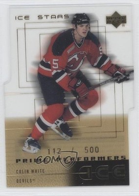 2000-01 Upper Deck Ice Stars 112/500 Colin White #59 Rookie RC 0c2