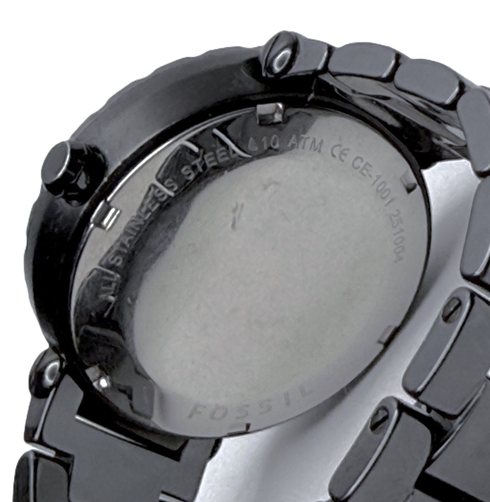 FOSSIL RILEY CE1001 MULTI-FUNCTION BLACK CERAMIC … - image 16