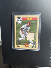 2022 Topps Series 2 1987 Topps Baseball All-Star Relics Mike Trout #87ASR-MT