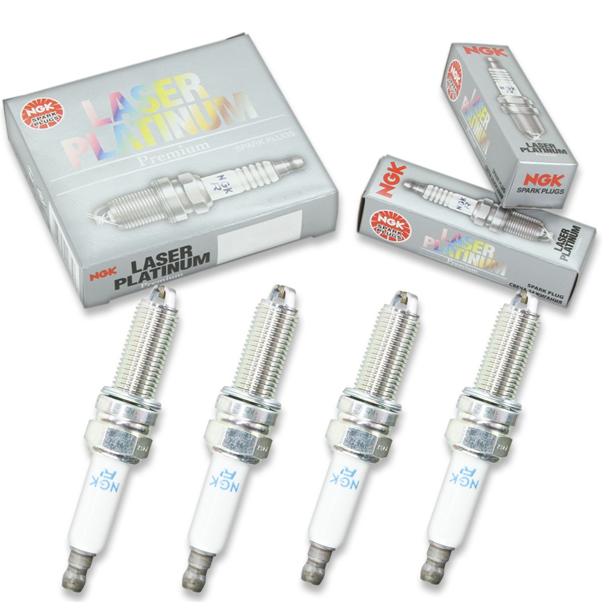 4 pc NGK 4471 LKR8AP Laser Platinum Spark Plugs for 12 12 0 032 273 Ignition rv