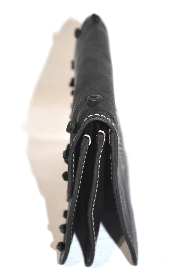 Cartera sin asas de cuero anudado Capica Italia Foto 4 de 4