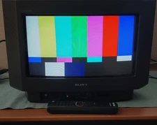 Sony Trinitron KV-16WT1R 16" Widescreen Retro CRT TV RGB Scart