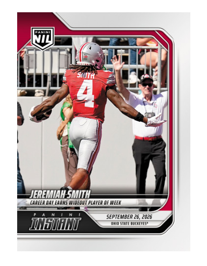 Jeremiah Smith - 2026 Panini Instant NIL College Football #4-JSM Ohio State