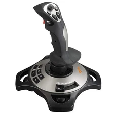 USB Flight Simulator Joystick with Vibration & Throttle for Windows PC