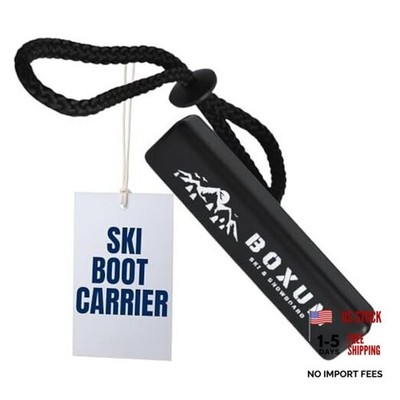 Boxum Ski Boot Carrier Strap with Thermoplastic T-Handle - Heavy Duty Nylon