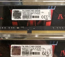 G. SKILL Aegis 32GB (2 x 16GB) PC4-25600 (DDR4-3200) Memory