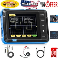 High-Performance Handheld Oscilloscope - 200KHz, 4-Hour Battery Life Included