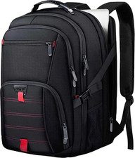 Extra Large Travel Laptop Backpack, 17.3 Inch Carry on Backpack for Men Women, B