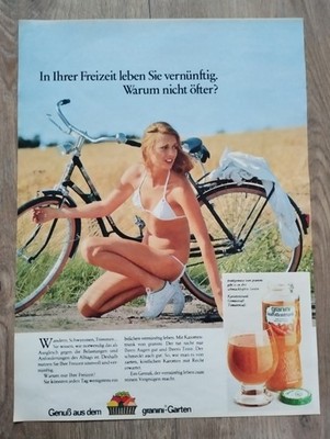 ORIGINAL ADVERTISING 1977 GRANINI Juice Bikini Summer Beautiful Skin All Year Round