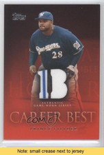 2009 Topps Career Best Relics Prince Fielder (Fielding; Series 1) READ 9qw