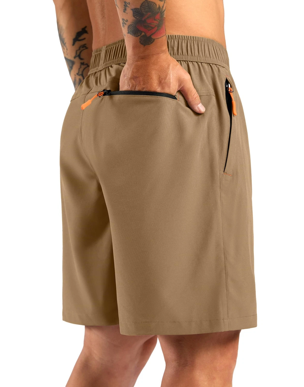 Men's Athletic Hiking Shorts Lightweight Workout Gym Shorts for Men Outdoor C...