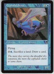 Cephalid Scout #74 Odyssey Magic: The Gathering Common
