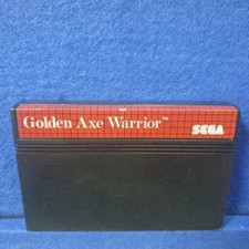 Master System GOLDEN AXE WARRIOR Cart Authentic Sega PAL REGION FREE