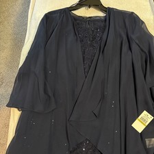 Ignite Evenings Formal Gown In Deep Navy Size 14 New With Tags