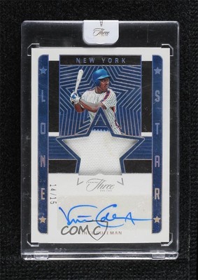 2023 Panini Three and Two Holo Silver 14/15 Vince Coleman #LSS-VC Auto 1fm2