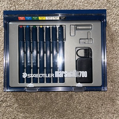 Staedtler Marsmatic 700 Set of 7 Technical Drafting Pens