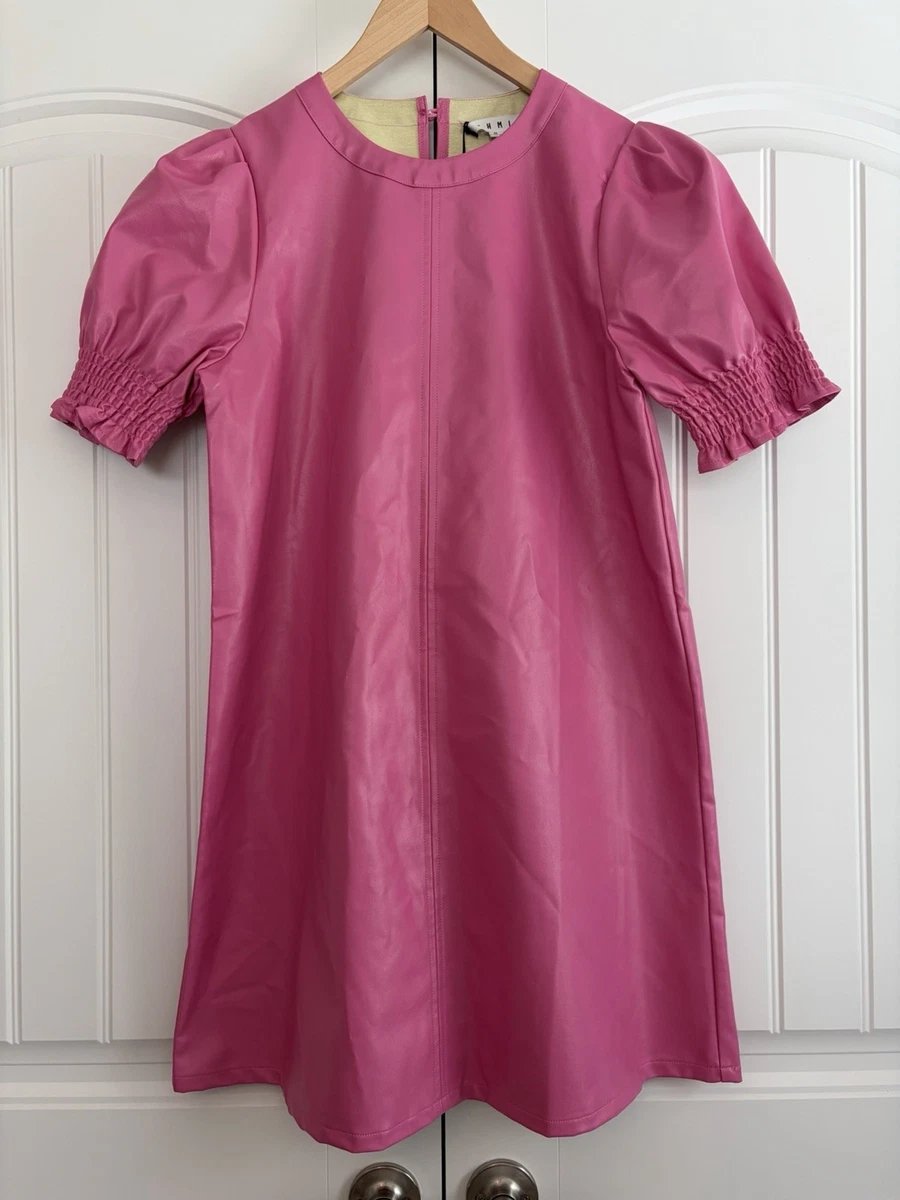 Faux Leather Pink Dresses for Women for sale | eBay
