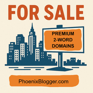 PhoenixBlogger.com PREMIUM 2-Word Domain Name for Investors and Bloggers