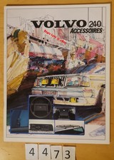 VOLVO 240 ACCESSOIRES Brochure Fr 36 pages 1986