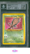 POKEMON NEO DESTINY UNLMTD GER SHINING CELEBI HOLO R 106/105 BGS 7.5