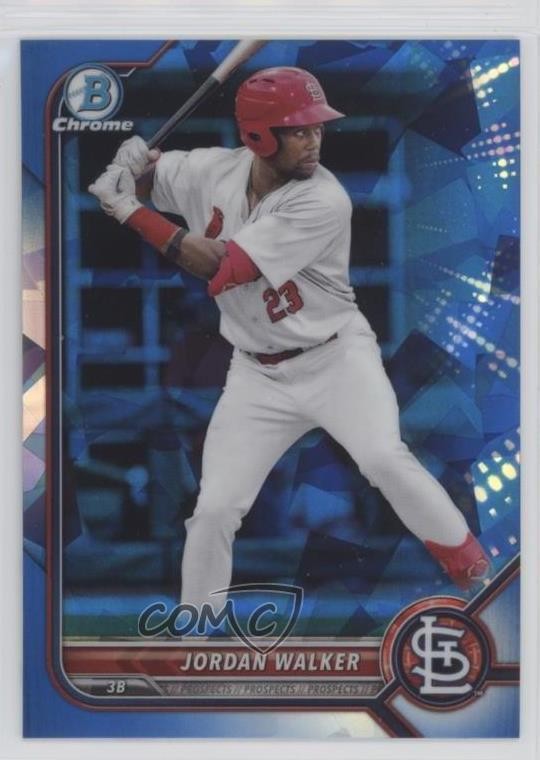 2022 Bowman Sapphire Edition Chrome Prospects Jordan Walker #BCP-20 11b4