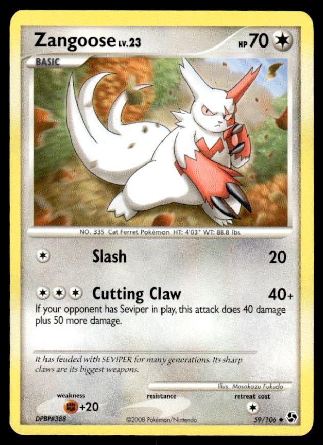 Great Encounters #59/106 Zangoose