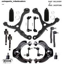 16pcs Front Upper & Lower Control Arms Suspension Kit For 2008-2012 Honda Accord