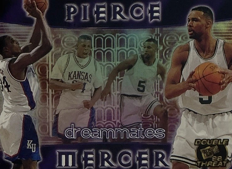 Paul Pierce PSA 8 - 1998 Panini Press Pass 'Celtics Dreammates' con Ron Mercer Foto 4 de 4