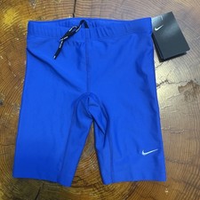 Nike Kids Swim Jammer Shorts Size 26 10-12 Trunks TESS0051 Core Solids NEW 48