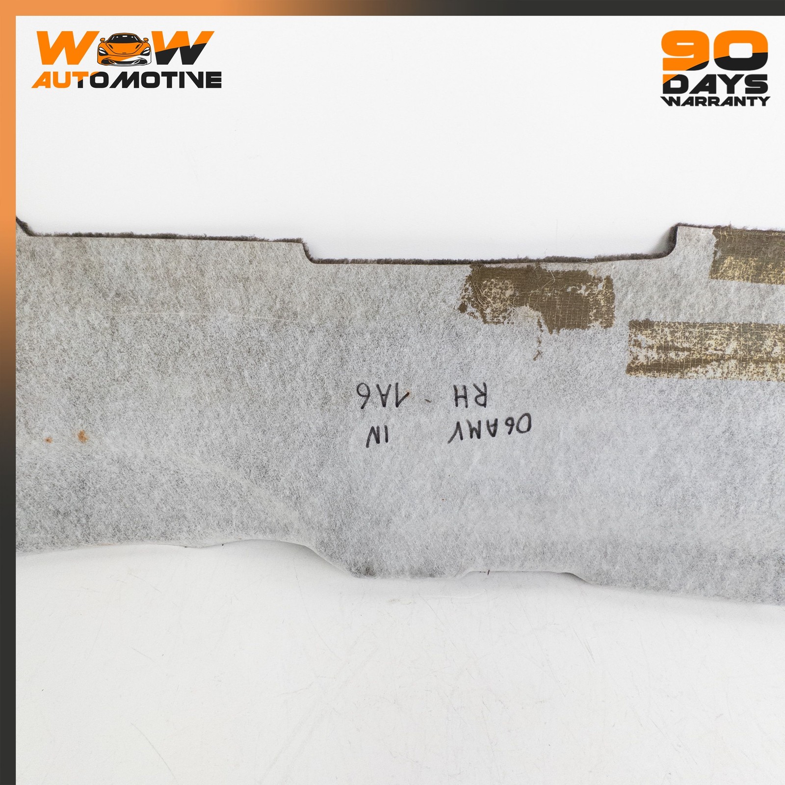 06-16 ASTON MARTIN V8 VANTAGE FRONT RIGHT FLOOR SILL CARPET COVER TRIM OEM