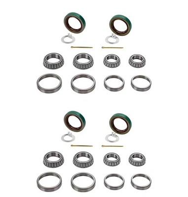 Pack of 4 Trailer Axle Bearings Kit L68149 L44649 4, Blue 